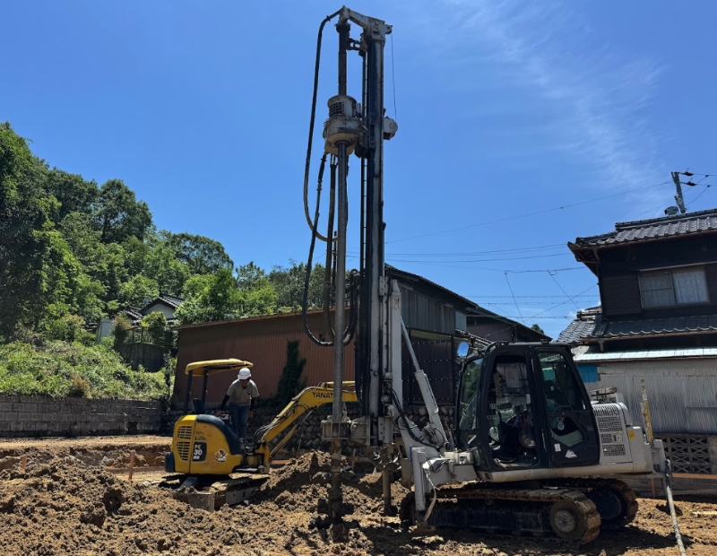 柱状改良工法のイメージ図